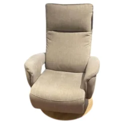 Natura Relaxsessel|Relaxsessel Tulsa Stoff 20 Longlife Easy Desert Beige mit Funktion