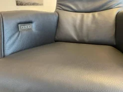 Sitting Vision Relaxsessel|Relaxsessel Twice Leder Semira Schwarz Kreuzfuß Edelstahl 86