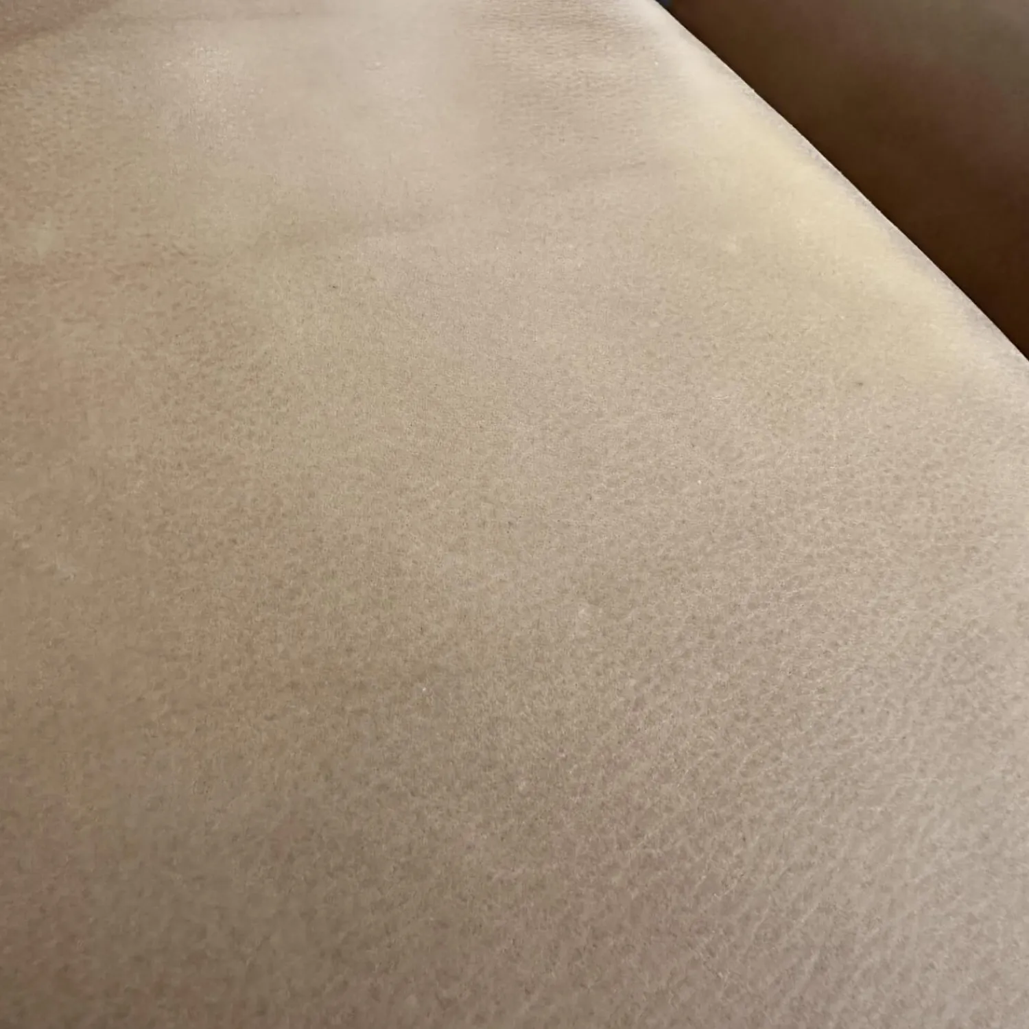 Brühl Relaxsessel|Relaxsessel Victor Bezug Leder 5669 45 Lama Beige Drehgestell Kreuzfuß Verchromt Inklusive Hocker