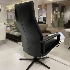 WK Wohnen Relaxsessel|Relaxsessel WK 682 Flori Leder 40 Royal 100 Gestell Schwarz Pulverbeschichtet