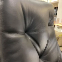 WK Wohnen Relaxsessel|Relaxsessel WK 682 Flori Leder 40 Royal 100 Gestell Schwarz Pulverbeschichtet