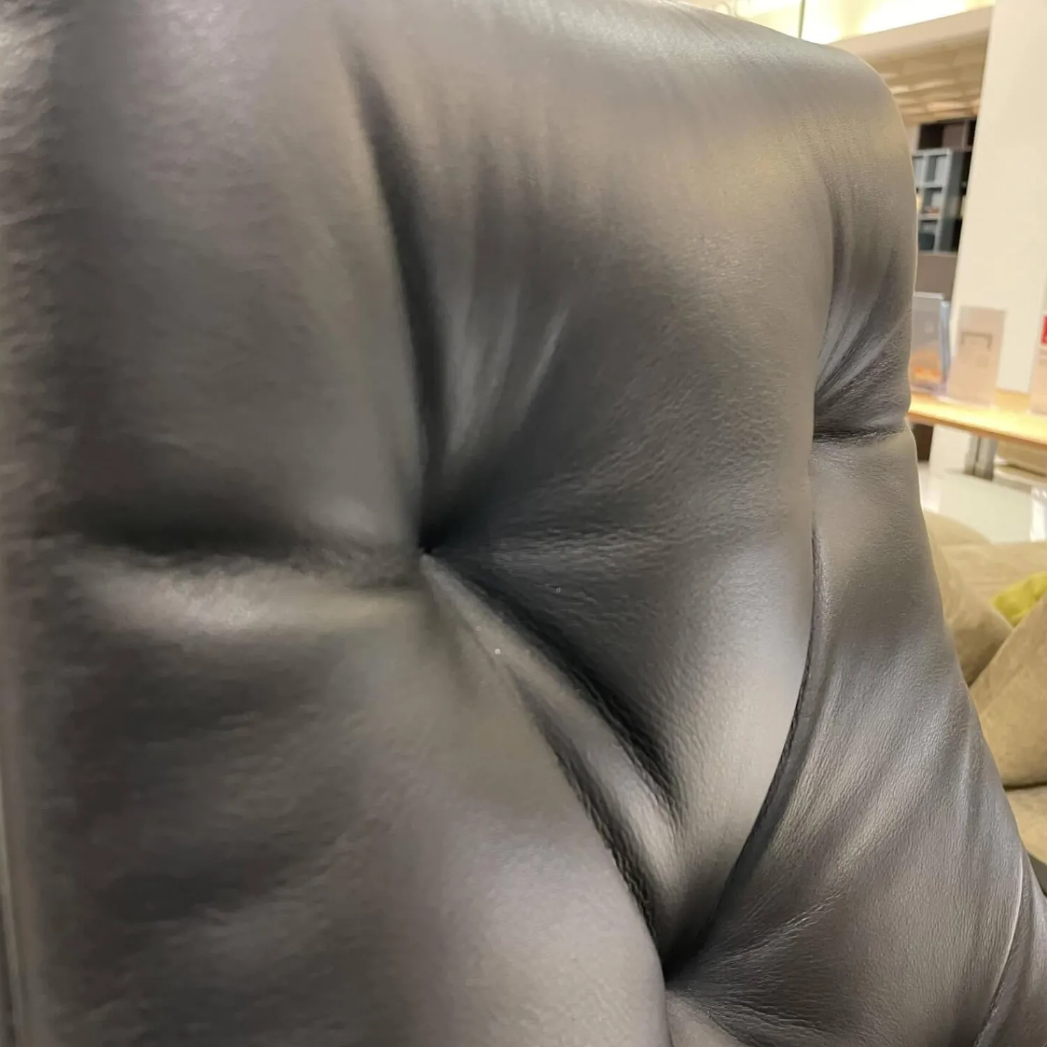 WK Wohnen Relaxsessel|Relaxsessel WK 682 Flori Leder 40 Royal 100 Gestell Schwarz Pulverbeschichtet