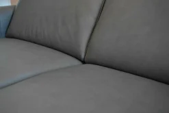 Musterring 2-Sitzer-Sofas|Relaxsofa MR1300 Leder Vivre Grau mit beidseitiger Relaxfunktion