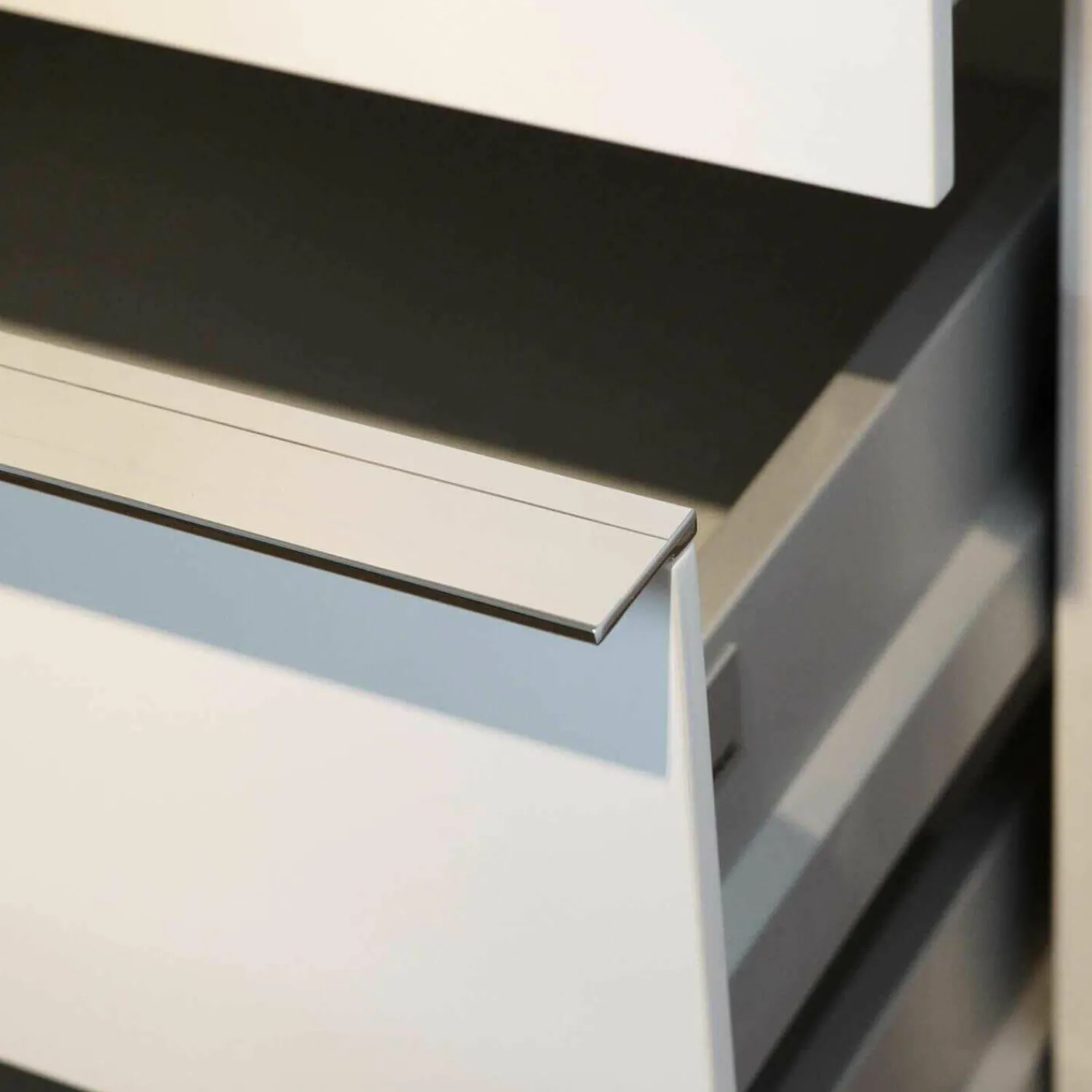 Piure Regale & Container|Rollcontainer Horizon Lack Weiß Matt mit 3 Laden