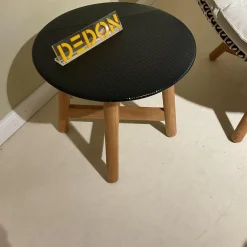 DEDON Loungemöbel|Schaukelstuhl Mbrace Stoff A 264 Cool Sage Grau Gestell Aluminium Füße Massivholz Teak Inklusive Beistelltisch