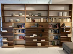 Team 7 Regale|Schieberegal Cubus Holz Naturöl Schiebetür Klarglas