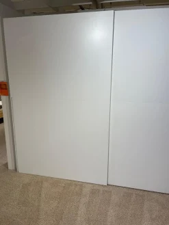 Contur Kleiderschränke|Schiebetürenschrank 0500 Echtlack Matt Bianco Grau Inklusive Innenbeleuchtung Mit Bewegungssensor