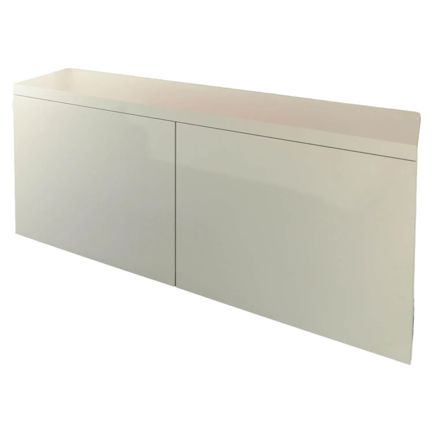 WernerWorks Kleiderschränke|Schiebetürenschrank Basic Cap Melaminbeschichtet Weiß Mit Schiebefronten Grifflos