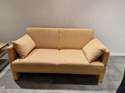 Brühl 2-Sitzer-Sofas|Schlafsofa Cara 145 2B Stoff 2065 55 Orange Füße Mit Stoff Bezogen