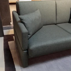 Brühl Schlafsofas|Schlafsofa Cara Stoff 2467 0035 Grau Armlehnen Abziehbar Fest Bezogen