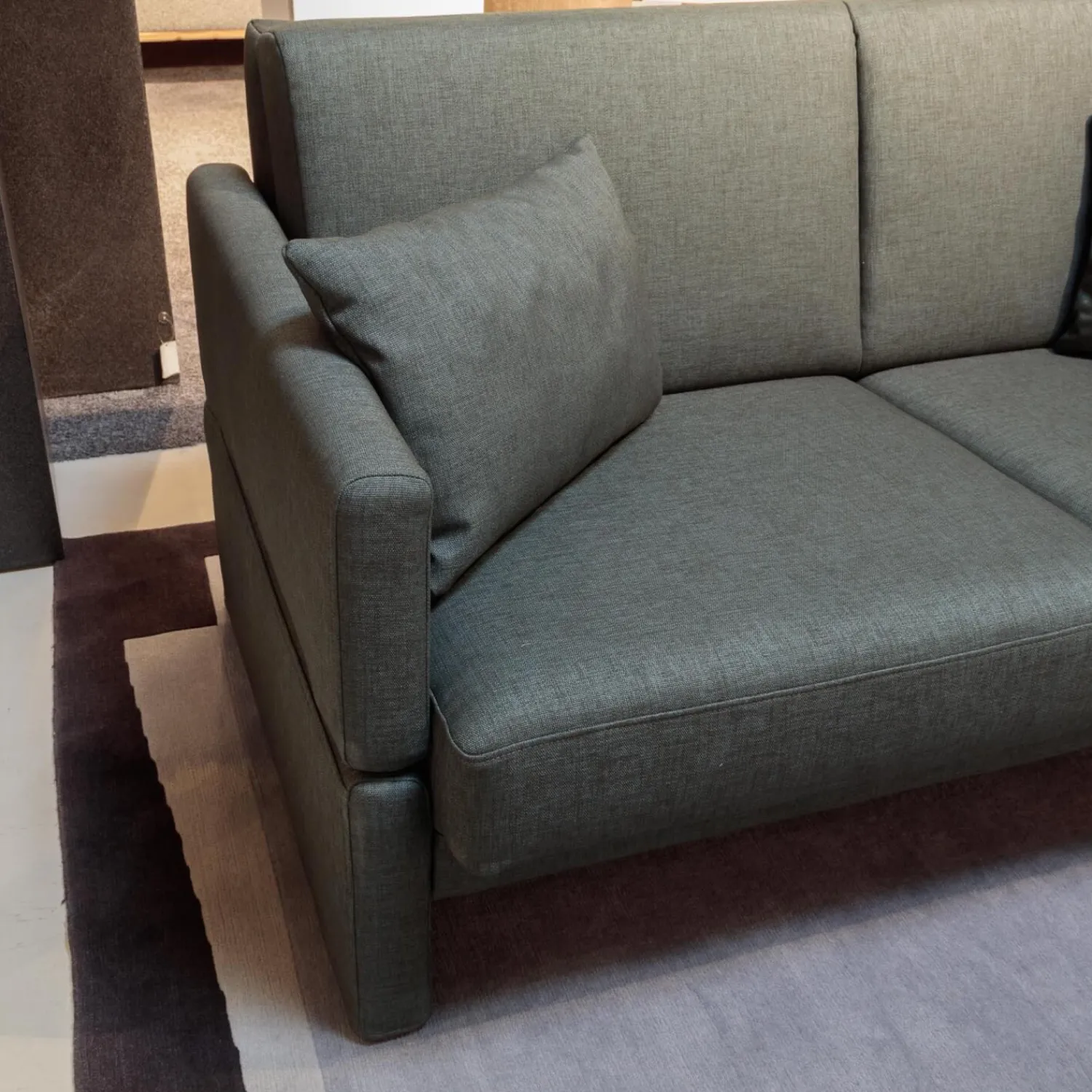 Brühl Schlafsofas|Schlafsofa Cara Stoff 2467 0035 Grau Armlehnen Abziehbar Fest Bezogen