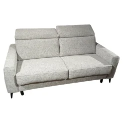 Restyl Schlafsofas|Schlafsofa Enya Stoff 2-7074 Grau Füße Schwarz