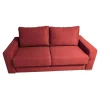Restyl Schlafsofas|Schlafsofa Louna Stoff 2 6658 Rot Füße Chrom