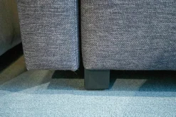 Franz Fertig Schlafsofas|Schlafsofa Minnie Stoff E2055 Anthrazit Füße Schwarz