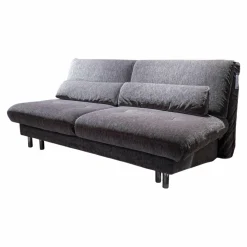 Brühl Schlafsofas|Schlafsofa Quint Stoff 2065 0096 Anthrazit Füße Metall Verchromt