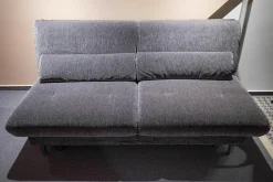 Brühl Schlafsofas|Schlafsofa Quint Stoff 2065 0096 Anthrazit Füße Metall Verchromt