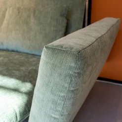 Signet Schlafsofas|Schlafsofa Veda Stoff Pesaro Kat. D Schilf Cort Grün mit 2 Kissen