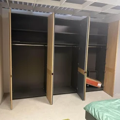 Hülsta Ganze Schlafzimmer|Schlafzimmer Amana Stupermatt Salbeigrün Grün Grau Akzent Und Kufe Eiche Natura