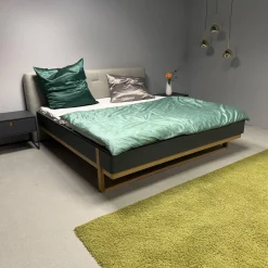 Hülsta Ganze Schlafzimmer|Schlafzimmer Amana Stupermatt Salbeigrün Grün Grau Akzent Und Kufe Eiche Natura