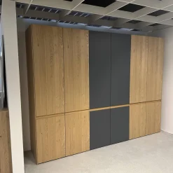 Hülsta Ganze Schlafzimmer|Schlafzimmer Amana Stupermatt Salbeigrün Grün Grau Akzent Und Kufe Eiche Natura