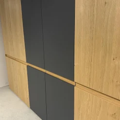 Hülsta Ganze Schlafzimmer|Schlafzimmer Amana Stupermatt Salbeigrün Grün Grau Akzent Und Kufe Eiche Natura