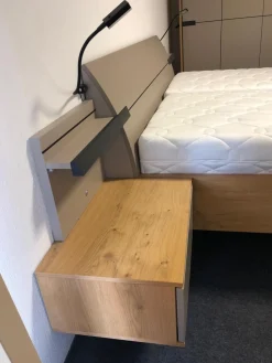 Disselkamp Ganze Schlafzimmer|Schlafzimmer Cordoba Balkeneiche Echtholz Furniert Absetzung Taupe