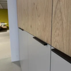 Disselkamp Ganze Schlafzimmer|Schlafzimmer Cuneo Balkeneiche Akzent Lack Taupe Grau Beige Griffe Smart Anthrazit Mit Beleuchtung