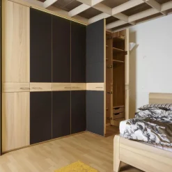 Musterring Ganze Schlafzimmer|Schlafzimmer Merida Strukturesche Funiert Akzente Moccabraun Seidenmatt Inklusive Beleuchtung