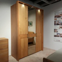 Wiemann Ganze Schlafzimmer|Schlafzimmer Modena Plus Erle Teilmassiv Mit LED Beleuchtung Bett Ohne Matratze Ohne Lattenrost