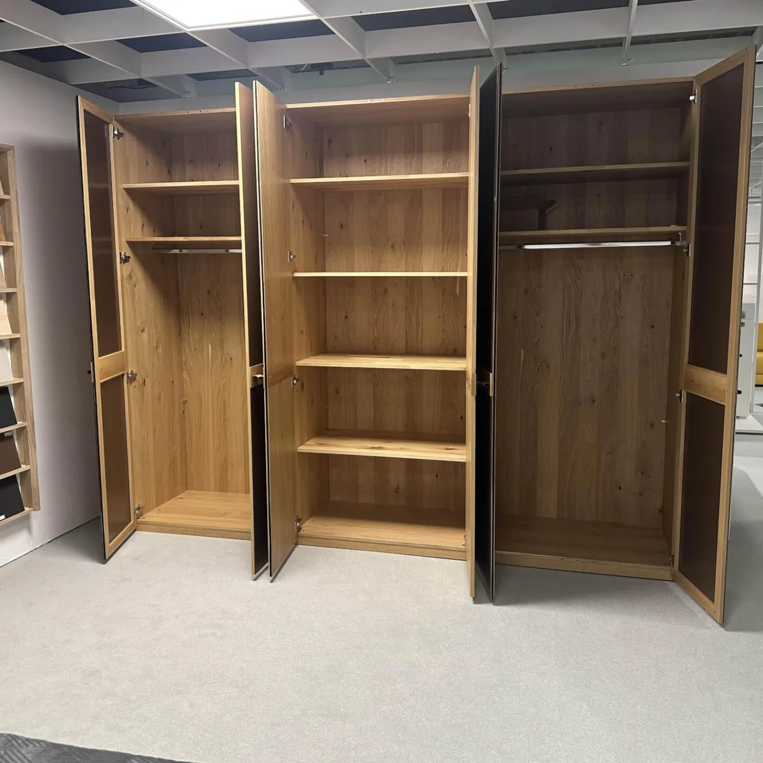 Anrei Ganze Schlafzimmer|Schlafzimmer Sol Asteiche Gebürstet Natur Geölt Farbglas Bronce Matt Mit Ledergriff Rock Grau Schwarz