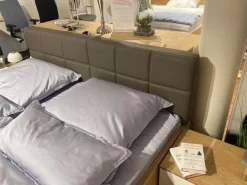 Disselkamp Ganze Schlafzimmer|Schlafzimmer Studioline Bett Bezug Kunstleder Elephant Grau Rahmengestell Furnier Ohne Matratze Ohne Lattenrost Inklusive Schiebetürenschrank Und Kosolen