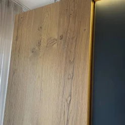 Voglauer Ganze Schlafzimmer|Kleiderschränke|Schlafzimmer V-PUR Mit Kleiderschrank Bett Und Nachttischen Eiche Altholz Loden Basaltgrau Frontglas Anthrazit