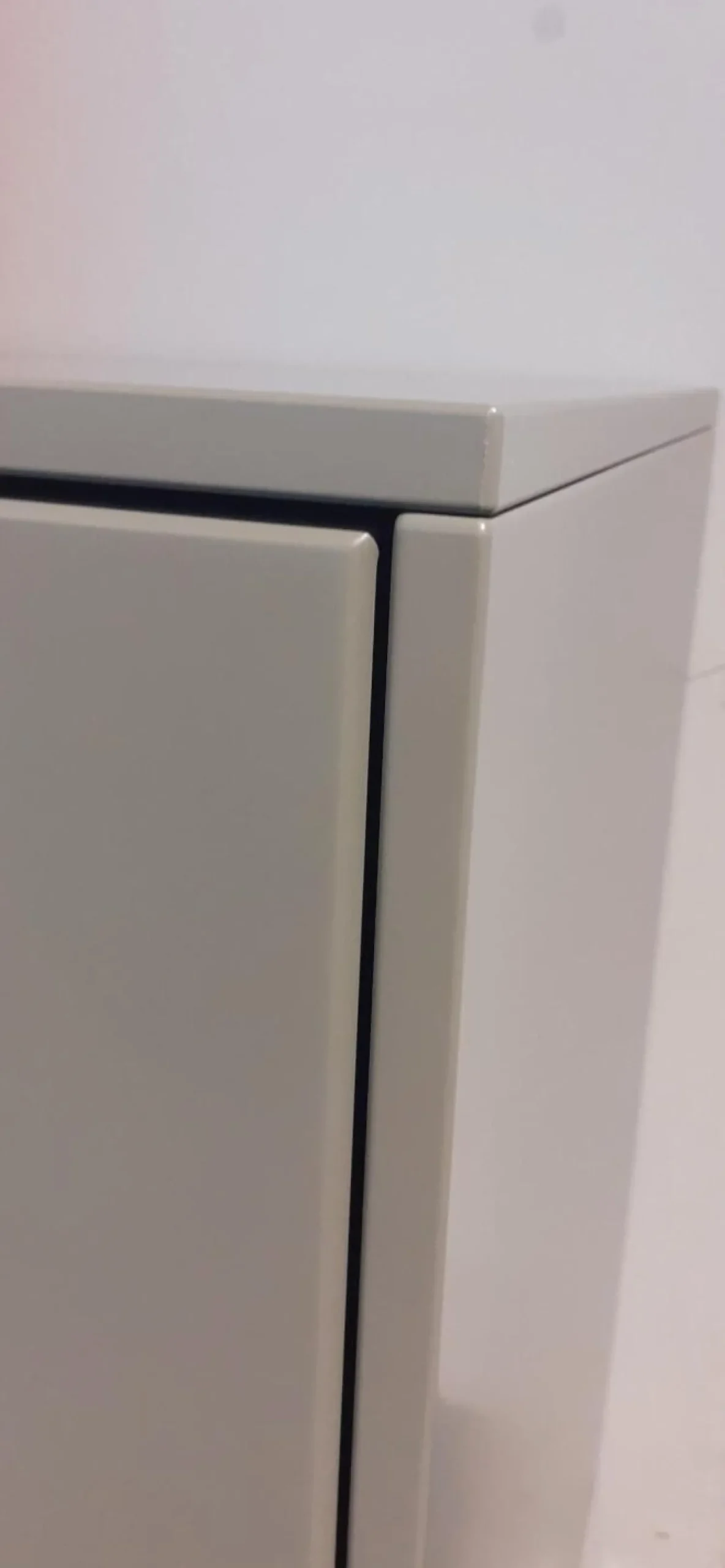 Rietberger Möbelwerke Vitrinen & Highboards|Schrank Deviso Lack Matt Olivegrau Winkelfüße Chrom Glänzend