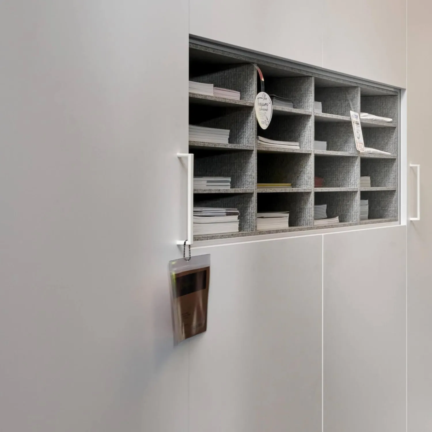Cabinet Kleiderschränke|Schrank Giardo Drehtür Decor Grau Regaleinsatz Merino Grau Inklusive Rückwand
