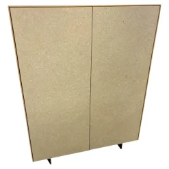 Scholtissek Vitrinen & Highboards|Schrank Kera Knorrige Eiche Puro Geölt Front Keramik Shilin Slate Finish Grau Stahlwangen Schwarz Lackiert