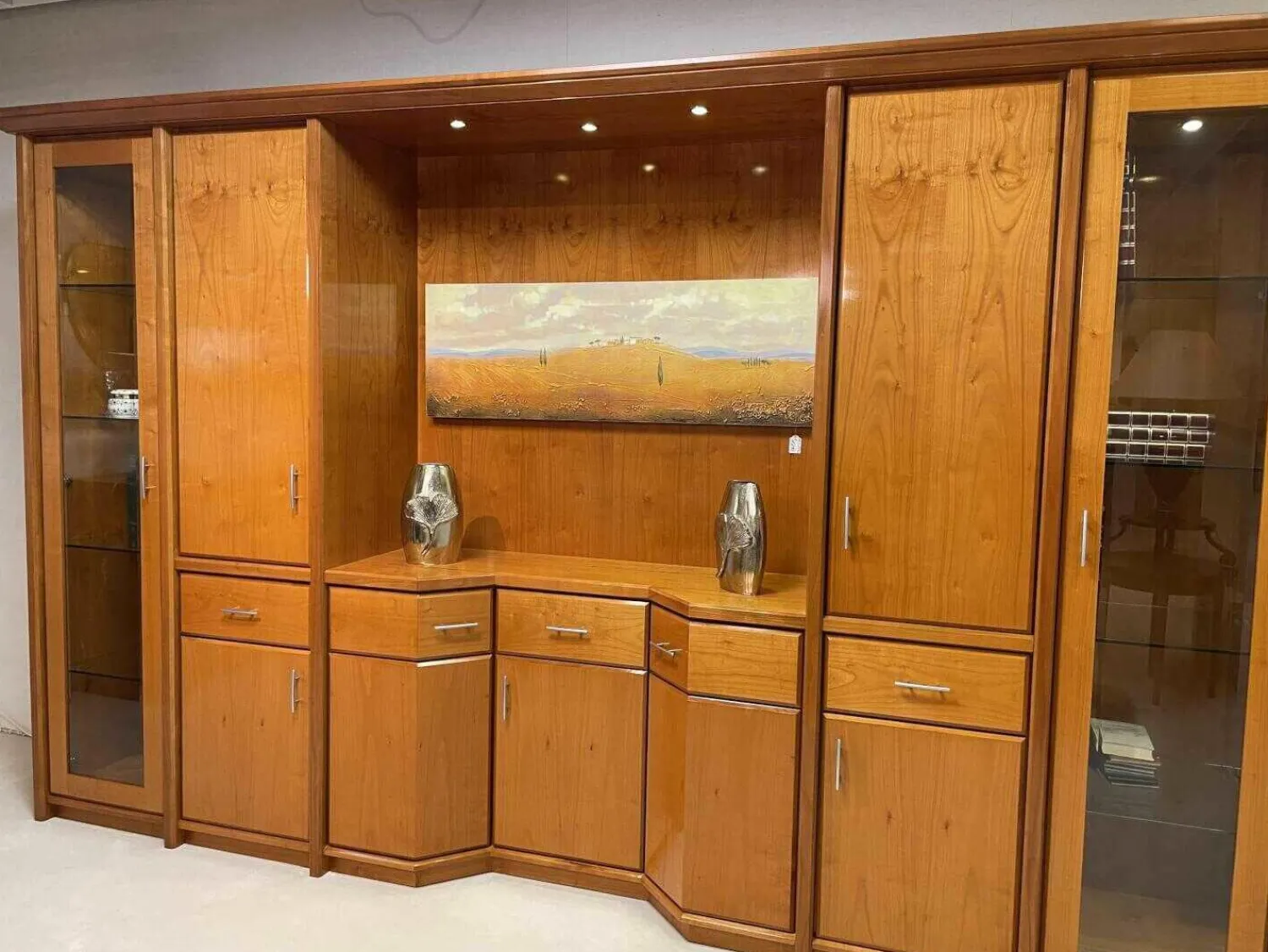 Küper Einrichtung Wohnwände & Tv-Lowboards|Schrank Kirschbaum Furniert mit TV-Nische