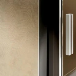 Cabinet Kleiderschränke|Schrank Mit Dachschräge Profil Plano Alusilber Innensystem Terrastruktur Inklusive Spiegel