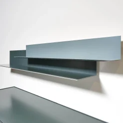 Interlübke Kommoden & Sideboards|Schrank Sideboard Cube Bold Lack Bahia Mit Iilu Regalen Lack Bahia Und Lack Laguna Blau