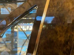 Turri Kommoden & Sideboards|Schrank Trionfo T110 Hochglanz mit Marmorierung und Blattgold Konturen