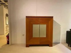 Scholtissek Vitrinen & Highboards|Schrank Varell Amerikanische Kirsche Geölt 2-türig mit Milchglasfüllung