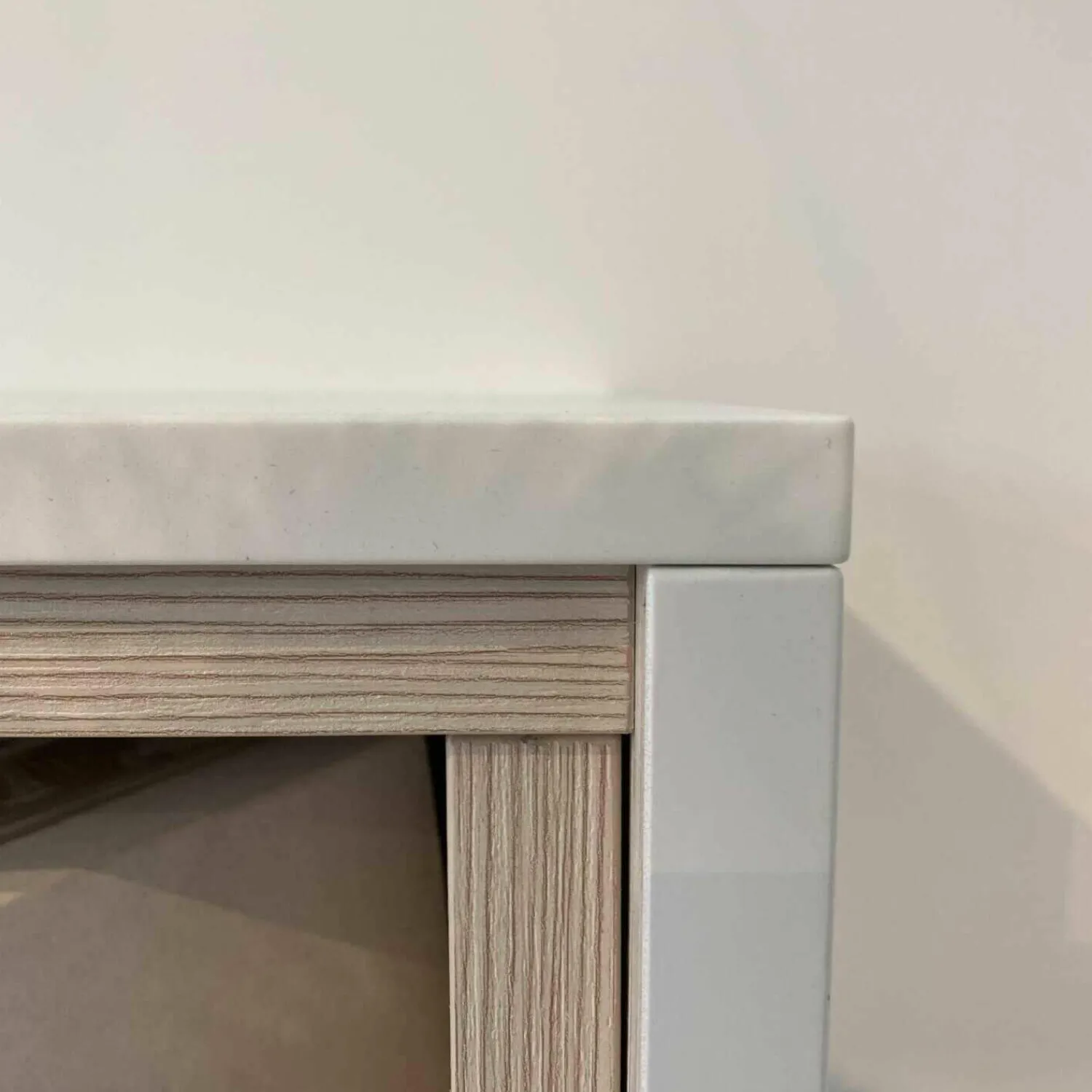 Lema Wohnwände & Tv-Lowboards|Schrankwand T030 Holz Gelb Grau Weiß Lackiert