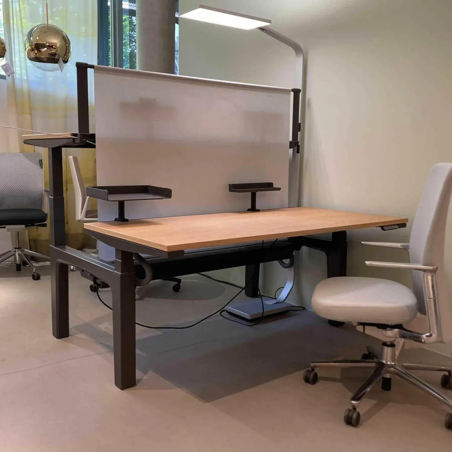 Vitra Schreibtische & Sekretäre|Schreibtisch Bürotisch-System CDS Cluster Eiche Hell