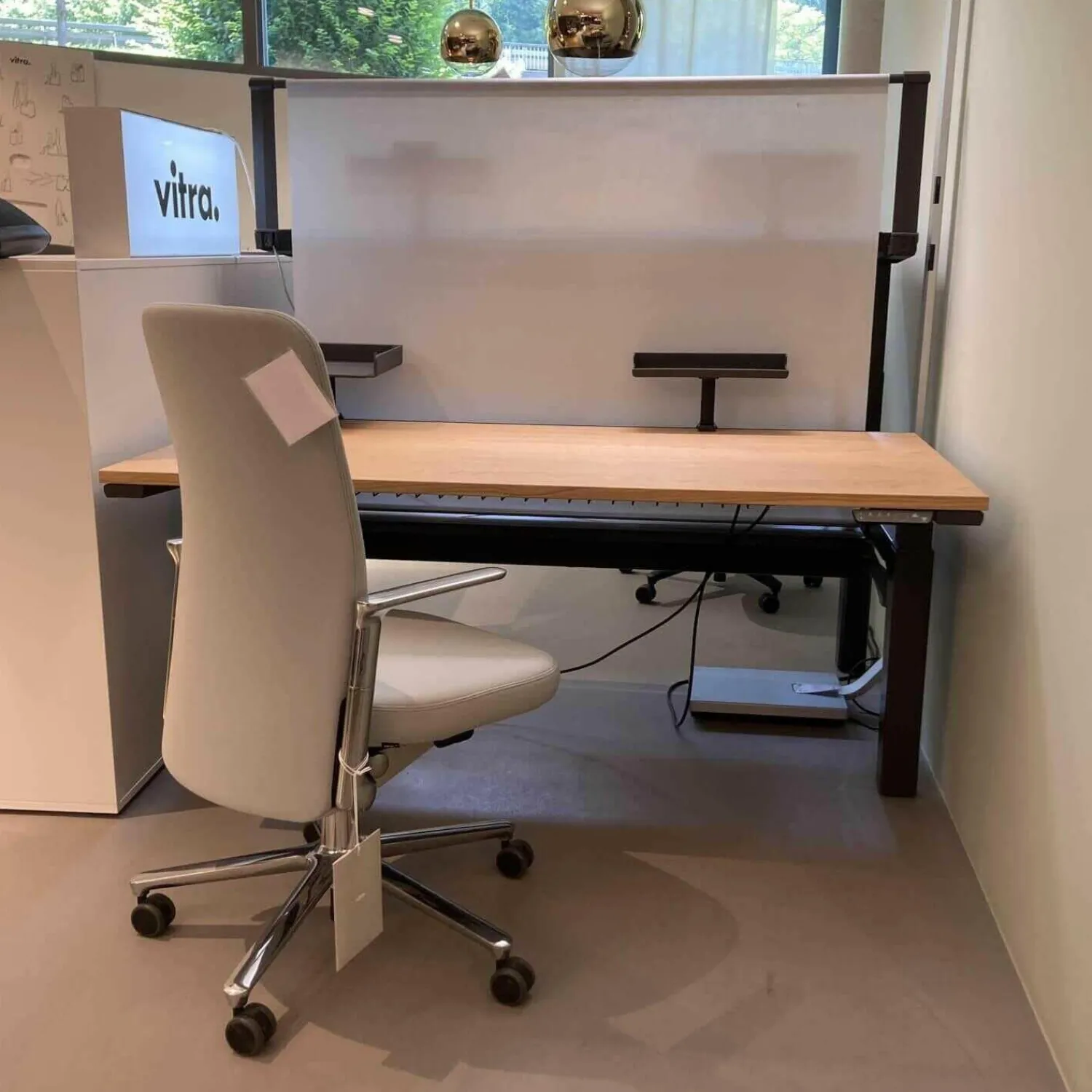 Vitra Schreibtische & Sekretäre|Schreibtisch Bürotisch-System CDS Cluster Eiche Hell