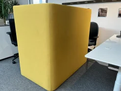 COR Schreibtische & Sekretäre|Schreibtisch Floater 84920 Platte Schiefer Stoff Curry Mit Beleuchtung