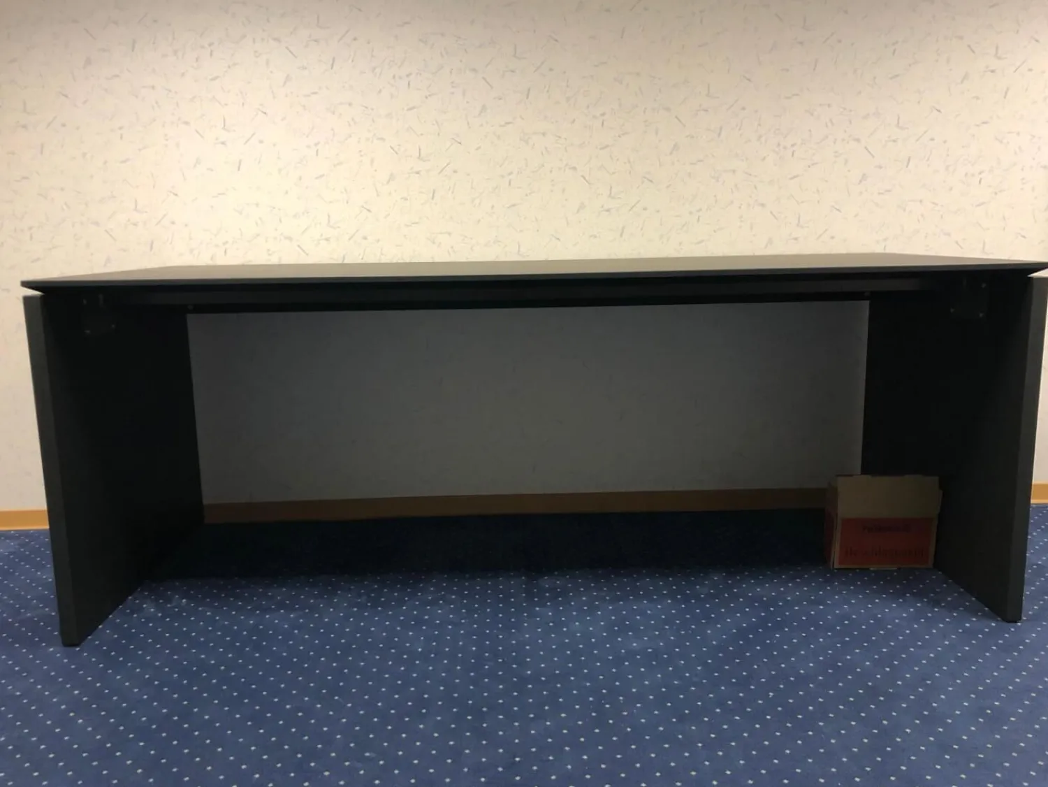 Hülsta Schreibtische & Sekretäre|Schreibtisch HO 200 Eiche Anthrazit Mit Wangenfüßen