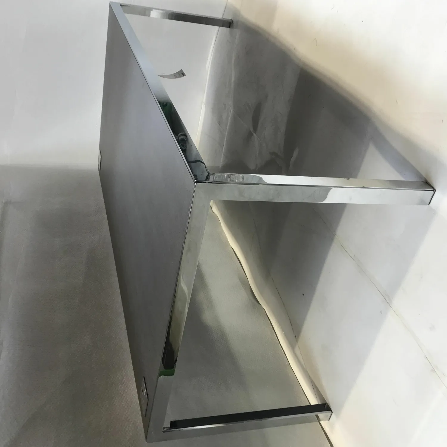 B&B Italia Schreibtische & Sekretäre|Schreibtisch Progetto 1 Eiche Grau Gestell Verchromt