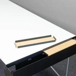 System 180 Schreibtische & Sekretäre|Schreibtisch Rackpod Auf Sockelfüßen mit Ablagefach