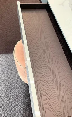 Lema Schreibtische & Sekretäre|Schreibtisch Victor Lack Hochglanz 232 Aneto Blau Untergestell Eiche Carbone Schwarz