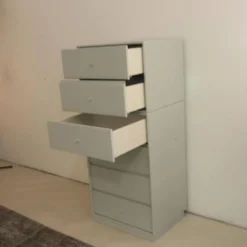 Montana Kommoden & Sideboards|Schubkommode Archive Lack Nordic Grau