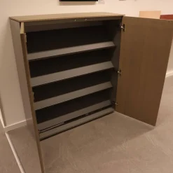 Interlübke Kommoden & Sideboards|Schuhkommode Cube Change Esche Quarz Lack-Flintgrau M24